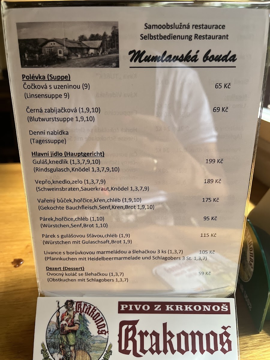 Menu Mumlavska Bouda-5