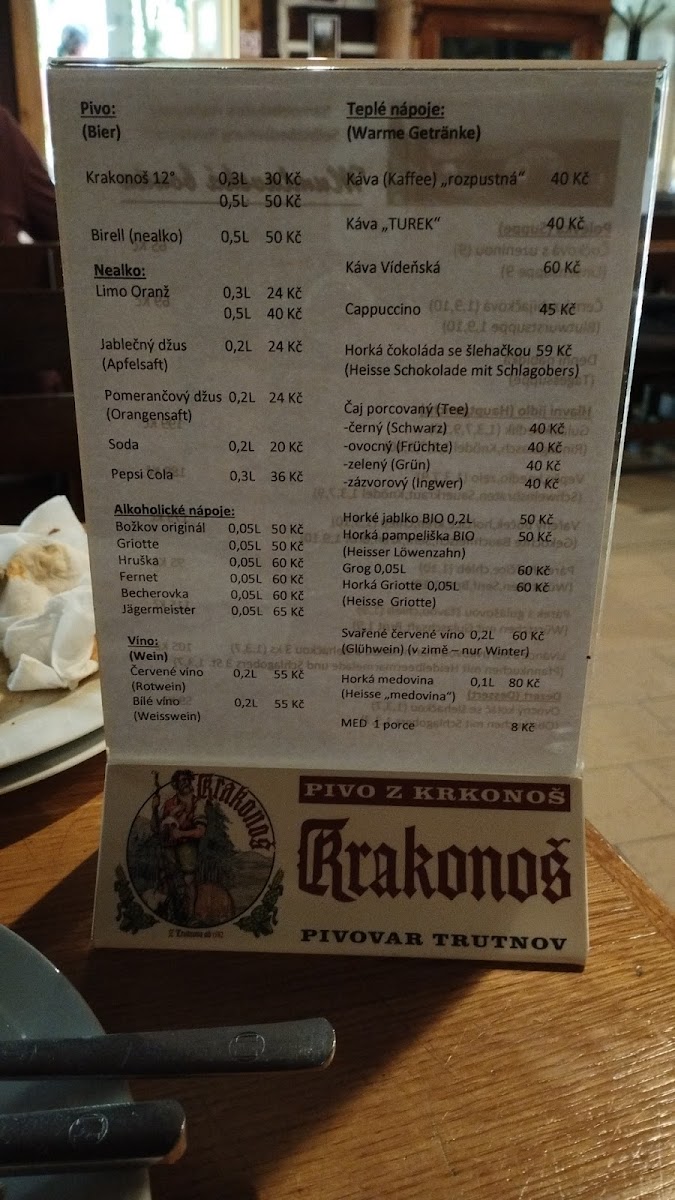 Menu Mumlavska Bouda-8